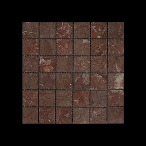 Rosso Chocolate Mosaic 4.8x4.8 DK010 ACID
