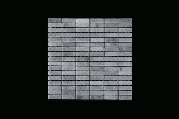 White Crystalline - Nimbus - Small Linear Mosaic DK598 Polished