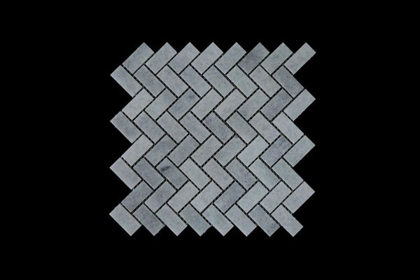 White Crystalline Wave Mosaic DK002 Honed